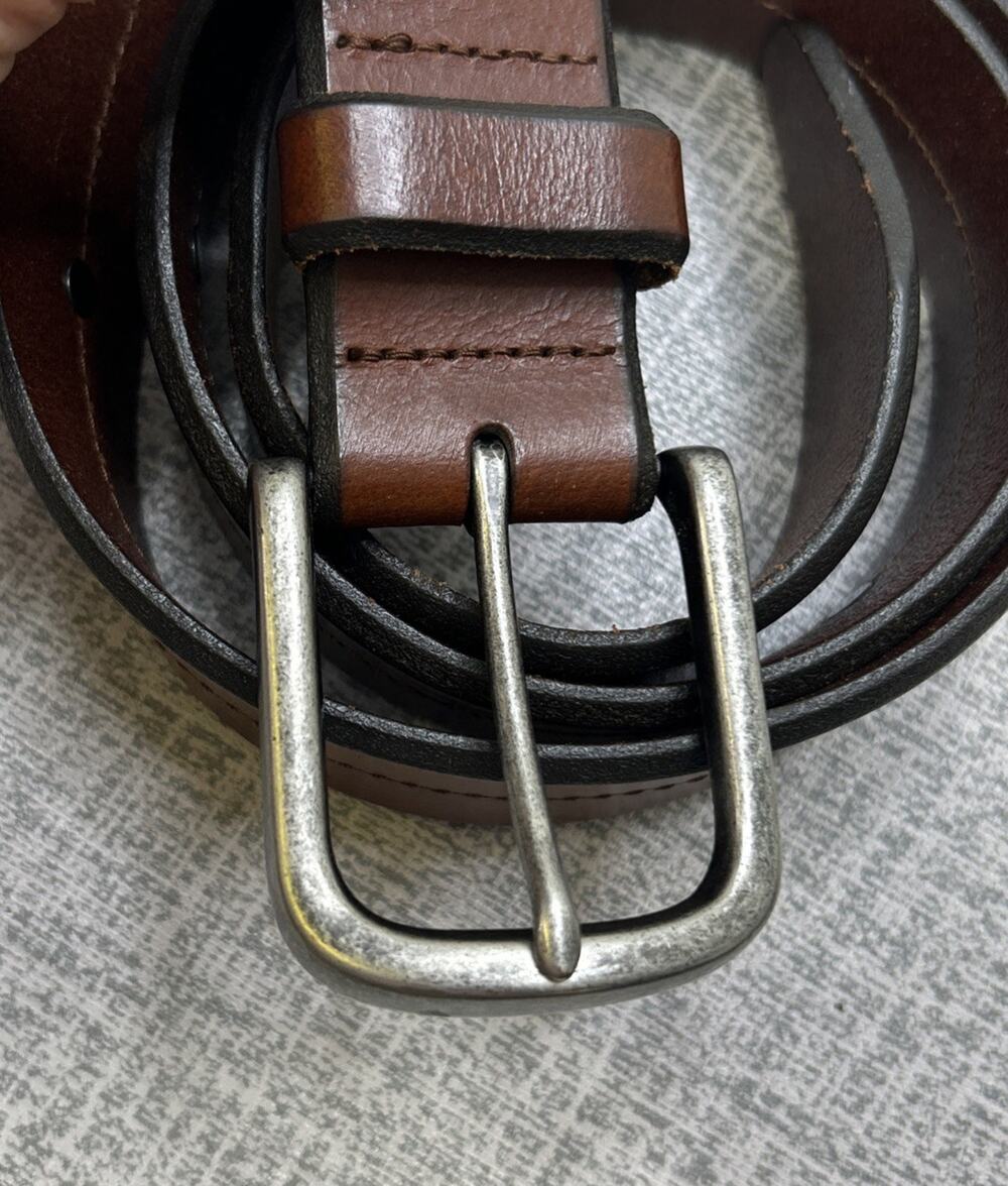Allen Edmonds 13457 Studded Belt Men 86/34 Brown Leather Vintage Casual USA